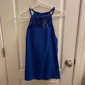 Skies Are Blue Macrame Top